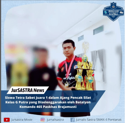 Read more about the article Siswa Tetra Sabet Juara 1 dalam Ajang Pencak Silat Kelas G Putra yang Diselenggarakan oleh Batalyon Komando 465 Paskhas Brajamusti.