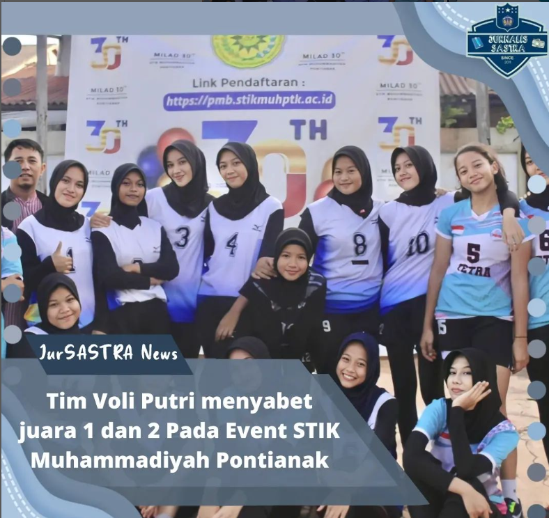 Read more about the article Tim Voli Putri Sabet Juara Satu dan Dua  Event STIK Muhammadiyah Pontianak