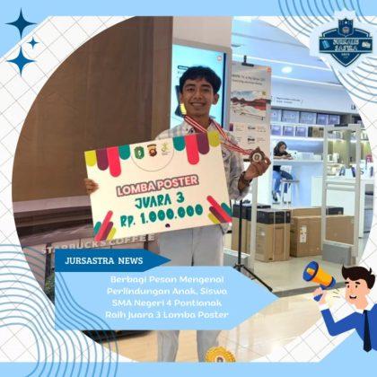 Read more about the article Berbagi Pesan Perlindungan Anak, Tetra Berhasil Peroleh Juara 3 Lomba Poster
